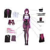 Halloweez Kafka Cosplay Costume - Honkai Star Rail Stellaron Hunters Killer Beauty Uniform for Role Play - Halloweez